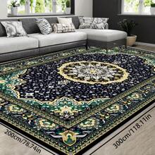 700g/Sq.M Crystal Velvet Rug With Non-Slip Backing, 5mm Thick, Bohemian Style Solid Color Rug, Soft And Washable For Indoor/Outdoor, Suitable For Living Room, Bedroom, Kitchen, Office, Home Decor Large Area Carpet Back To School