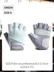 1pc Silky Sports Wrist Support Band For Yoga, Cycling, Fitness, Weightlifting, Workout Accessories, Anti-Slip Fingerless Gloves