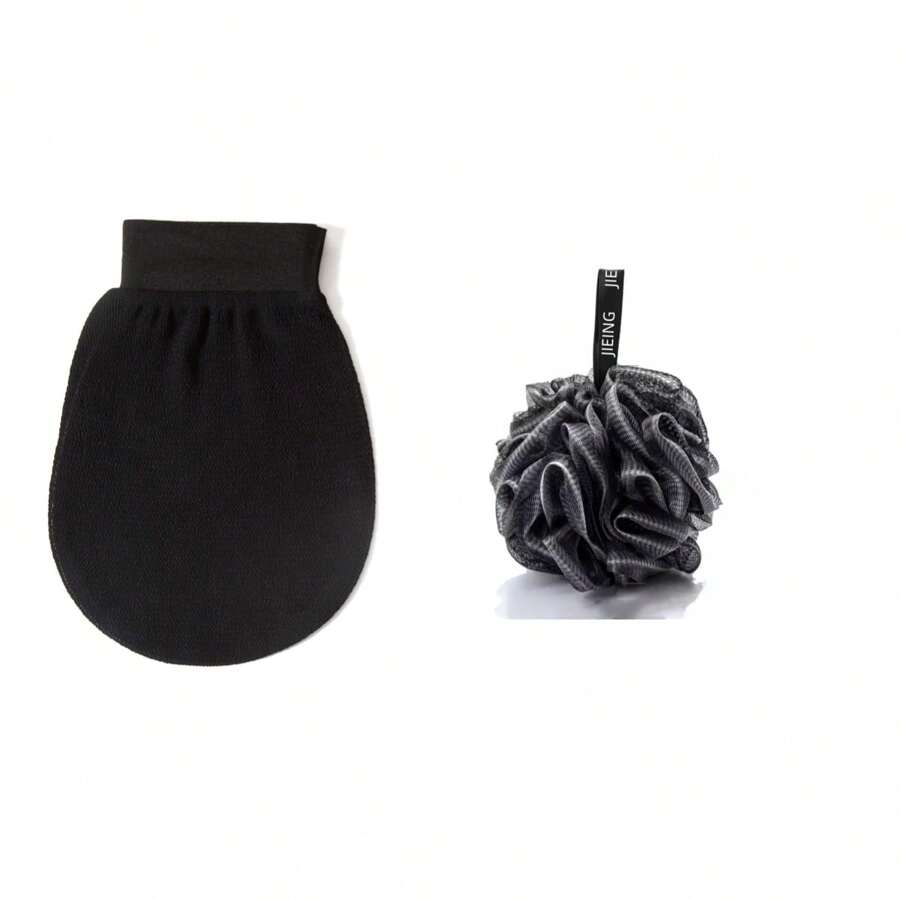 1pc Plain Bath Foaming Ball Home Bathroom Decor Fall Decor Back To School - Black - View 1