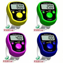 1个带LED灯的百次计数戒指计数器，可在黑暗中发光 - 彩色 - 查看 2