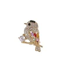 1 chiếc trâm cài hình con quạ/quạ đen, ghim cài ve áo chống tia UV phong cách Nhật Bản tinh tế, họa tiết hoa trang trí cho bộ vest cá nhân - Nhiều màu - Xem 1