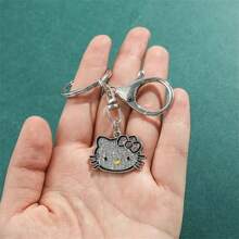 Sanrio (Authorized) 1 Sparkling Rhinestone Keychain - Cute Metal Pendant With Lobster Buckle, Suitable For Bags And Backpacks