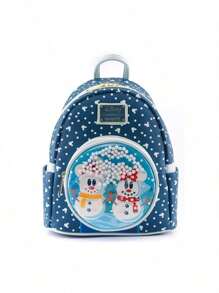 Loungefly Plecak Disney Loungefly Mickey Minnie Snowman 26cm