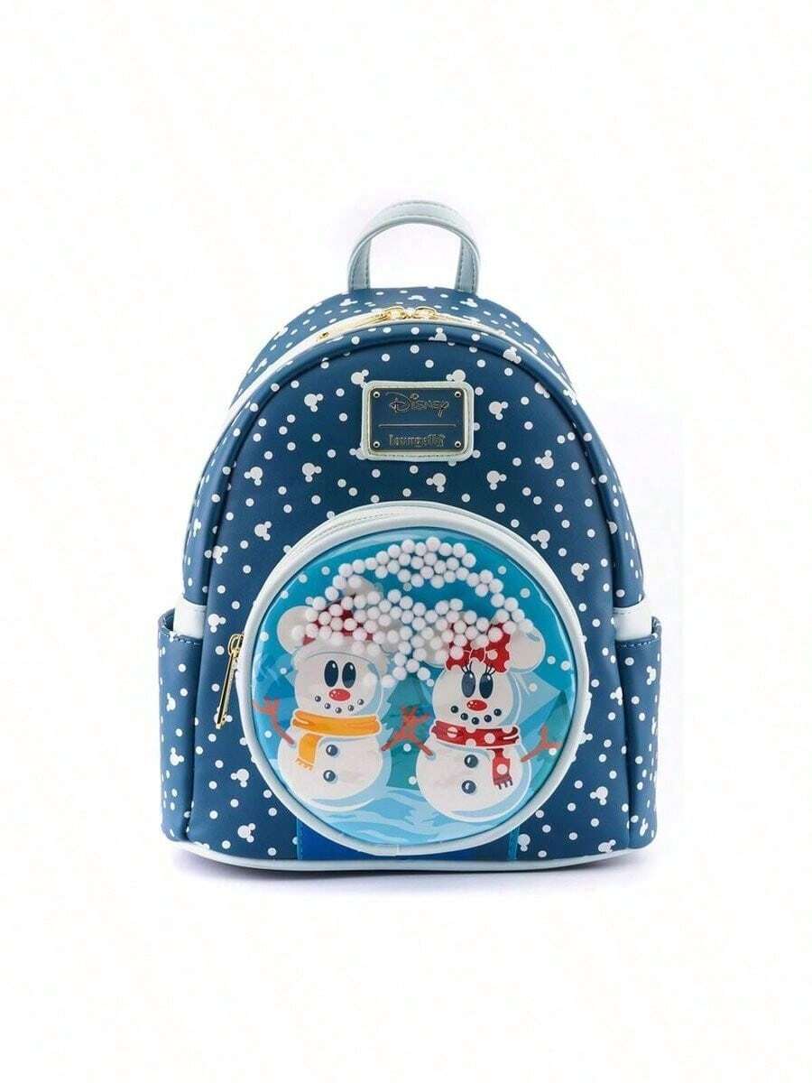 Loungefly Plecak Disney Loungefly Mickey Minnie Snowman 26cm