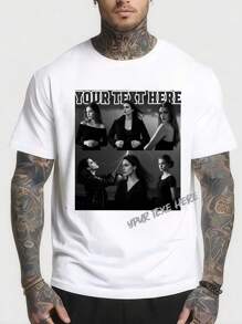 Customize Sports, Comfortable, Breathable T-Shirts, Upload Your Favorite Pictures, Text Logo Design, Commemorative Text, Provide Personalized T-Shirt Gifts For Family, Friends, And Couples, From The Love Of Angels