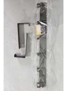 1pc Over The Door Hook With 6 Hooks, For Hanging Clothes, Towel Rack Suitable For Bathroom, Heavy Duty Door Hanger For Coats, Bags, Backpacks, Hats. Space Aluminum Alloy Carbon Steel, Rust-Proof Wall Mounted Door Hook (Random Color)