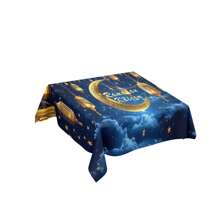 1PC, Festival Tablecloth Round Rectangular Size Tablecloth Waterproof Tablecloth, Suitable For Kitchen Parties Multi Size Dining Tables