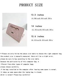 Cute Laptop Sleeve Bag 13/14/15.6 Inch Laptop Carrying Case Laptop Protective Cover