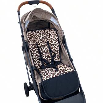 1 pieza Cojín para asiento de cochecito de bebé, estera de dormir portátil suave y transpirable para todas las estaciones, apta para múltiples modelos de cochecitos