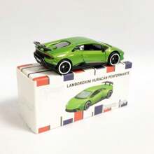 Burago Resmi Resmi Otentik 1: 64 Alloy Car Model Mercedes-Benz Cadillac Simulasi Koleksi Dekorasi Model Mobil Untuk Hadiah Ulang Tahun Natal Pria - 1:64 Lamborghini HURACAN PERFORMANTE Hijau - View 8