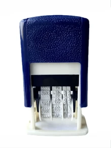 Small Adjustable Date Stamp, Manually Adjustable Year/Month/Date, Self-Inking Printer For Production Date, No Ink Included (Requires Separate Ink), Roller Stamp For Calendar Date, Production Date Number,Back To School,School Supplies