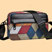 Men's Leisure Shoulder Bag Sports Crossbody Bag Personalized Fashion Small Square Bag Men's Bag Business Men's Bag Sling Bag - Multicolor - View 11