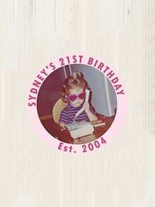 1.57/1.97/2.36/2.76-Inch Custom Stickers And Logos, Customizable Photos And Text, Birthday Stickers, Design Your Own Stickers, Personalized Stickers, Suitable For Various Occasions, Photos, Images, Labels, Custom Logo Stickers, Valentine's Day Stickers, Birthday Party Invitations, Gratitude Party Supplies,Graphic Print