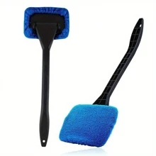 1 PC Car Glass Cleaning Brush Front Windshield Brush, Car Glass Brush, Window Brush, Car Defogging Brush, Windshield Wiping, Fog Removal - Multicolor - View 4