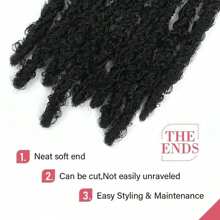 1-6 Packungen Gehäkelte Schmetterling Zöpfe, 12", 14", 18", 22", 24", 30", 36" vorgeschlungene Schmetterling Zöpfe, weich & flauschig, vintage Schmetterling Zöpfe, synthetische Göttin Zöpfe, lockige Zöpfe, gehäkelte synthetische Perücken, geeignet für Frauen & Mädchen, toll für Freitag, Weihnachtsgeschenke, Alltag, Feiertage, Schwimmen, Partys, Aufführungen, Geschenke, Hochzeiten und mehr - Verschiedenfarbig - Übersicht 8