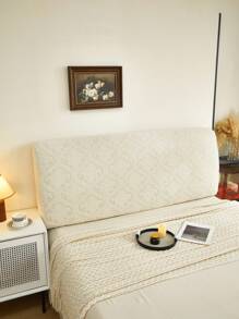 1 pieza Nueva Funda de cabecera de Jacquard, unicolor, alta elasticidad, evita daños de mascotas, suave y amigable con la piel, antideslizante y antipolvo conveniente, lavable a máquina, adecuado para todas las estaciones y ocasiones