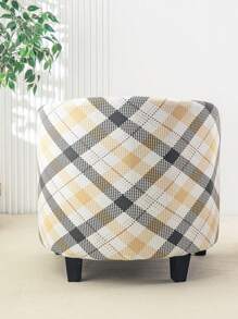 TIANWOWO 2pcs Washable Single Sofa Cover Set, Home Casual Half-Round Sectional Chair Slipcover