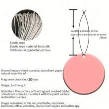 1pc Very Nice Car Air Freshener - Car Mirror Hanging Air Freshener Car Diffuser Sheet - Car Interior