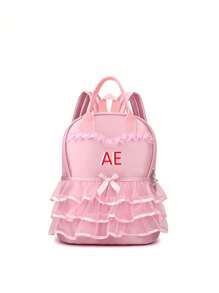 A Custom Bag With A Personalized Name Or Holiday Message. Customize Your Own Backpack Dance Bag, Pink Lace Ballet Little Princess School You Can Customize Name, Letters, Lucky Numbers, Etc., Very Suitable For School, Class, Travel, Daily Adaptation, Birthday Gifts Friends And Daughters, As Souvenir Meaningful Package, Christmas Gift, New Year Etc. - Text 3 - View 11