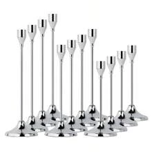 Set Of 30 Golden Cone-Shaped Candle Holders, Perfect For Romantic European-Style Candlelit Dinners, Wedding Decorations, Room Decor, Home Decor, And Various Festive Table Decorations - Ideal For Christmas, Halloween, Easter, Diwali, Thanksgiving, Weddings, Banquets, Parties, Home And Hotel Decor, Durable, Easy To Assemble, (Candles Not Included) Gifts Birthday Graduation