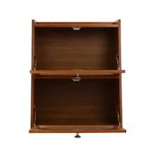40*28*50cm/15.7*11*19.7in Tabletop Cabinet With Door Mini Kitchen Cabinet 2 Tiers Cupboard Storage Cabinet Small Sideboard Cabinet For Kitchen, Study, Bathroom, Bedroom, Living Room