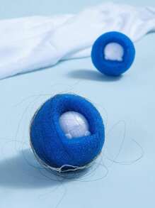 4 Sets Schwamm Fusselroller Bälle für Wäsche, Anti-Verfilzungs Fusselroller Bälle für Kleidung, Waschmaschinen Reinigungsbälle, Zauber Fleckentferner Waschbälle