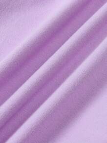 Girl Christmas Sweatshirts Toddler Casual Letter Print Crew Neck Long Sleeve Pullovers Tops Child Loose Fit Shirt - Purple - View 8