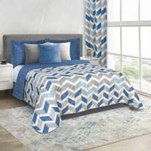 Pinsonic Lightweight Duvet: Freshness And Style For Your Home With Double View - Beautty Home - Blue and White - View 1
