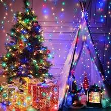 1 قطعة ضوء تزييني بتصميم ذيل الحصان الصمام، مصباح عمود خشبي لحديقة الخارجية، إضاءة لممر الحديقة والحديقة والمنزل وحفلات، تعمل بالطاقة عبر USB، مناسب لجميع المواسم - الضوء الملون - مشاهدة 7