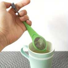 1pc Portable Coffee & Tea Machine With Healthy Friendly Filter, Press & Stir Tools - Ideal For Home Or Office Use, Compact Coffee Maker Suitable For Travel - Green - View 9