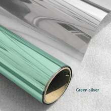 1 Roll Premium Heat Control Window Film For Home & Office - UV Blocking, Privacy Protection, Anti-Glare, Self Adhesive, Easy Install - Frosted Decorative Film For Bathroom, Living Room, Glass Doors