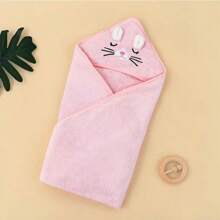 2 paquetes de toallas con capucha de bebé suaves y absorbentes de poliéster con patrones de animales, gran regalo para recién nacidos