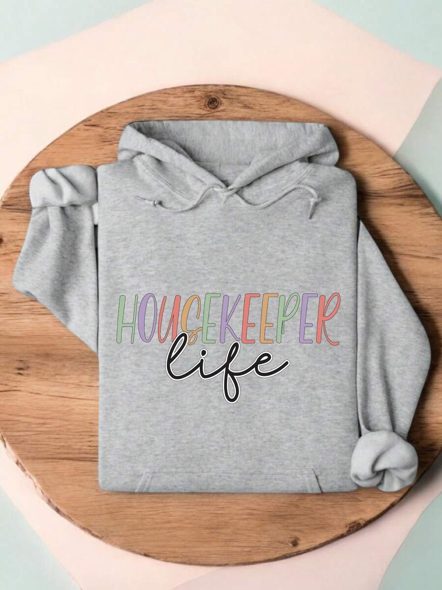 Housekeeper Life Hoodie, Matching Housekeeper Crew Hoodies, Housekeeping Hoodie, Housemaid Gift Hoodies, Cleaning Lady Life Hoodie. TTD-463H