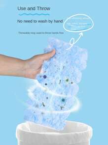 5/10/20/30pcs Anti-Static Cleaning Mop Pads, Reusable Disposable Dust-Absorbing Mop Paper For Home, Random Color - Multicolor - View 7