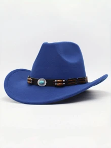 1 件儿童卷边派对帽，可拆卸配件，适合节日、聚会、郊游