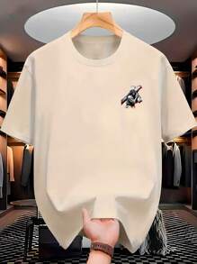 Unisex 100% Cotton Streetwear T-Shirt For Men And Women Printed Created With A Purpose Premium Shirt - Màu be - Xem 2