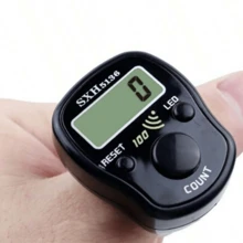 1个带LED灯的百次计数戒指计数器，可在黑暗中发光 - 彩色 - 查看 15