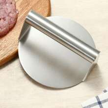 1 pieza Prensa para hamburguesas estilo smash, aplastador de hamburguesas para plancha, prensa de hamburguesas de acero inoxidable resistente y suave para parrilla, filete, tocino, jamón y sándwich a la plancha - antiadherente y apto para lavavajillas