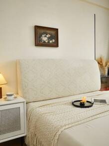 1 pieza Nueva Funda de cabecera de Jacquard, unicolor, alta elasticidad, evita daños de mascotas, suave y amigable con la piel, antideslizante y antipolvo conveniente, lavable a máquina, adecuado para todas las estaciones y ocasiones