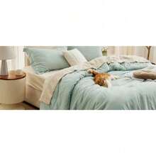 Comforter Set - 7 Pieces Ultra-Soft Boho Comforter, Machine Washable, With Sheets, Pillowcases & Shams,  Fits Mattresses