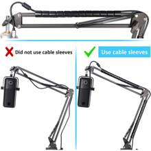 Mic Boom Arm Stand Compatible With Wave:1 Mic - Adjustable Scissor Microphone Stand For Microphones, Compatible With Wave:1 Microphone By YOUSHARES - 1 - View 6