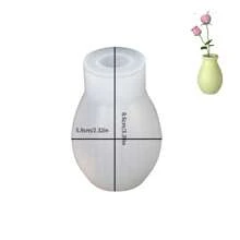 1 Set Of 8 Pcs Flower Vase & Candle Holder Mold, Resin Silicone Mold, Heat-Resistant Epoxy Resin Silicone Mold For Scented Candle DIY, Home Decoration Accessories, Creative Gift Box