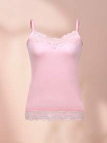 5pcs/Set Women Lace Trim Camisole Sleeveless Undershirts