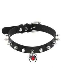 1 chiếc vòng cổ choker đính đinh tán phong cách Punk Goth, chủ đề gợi cảm nóng bỏng dành cho phụ nữ, thích hợp để đeo hàng ngày, tiệc tùng, lễ hội, sinh nhật, lễ kỷ niệm ngày lễ tình nhân, quà tặng sáng tạo - Nhiều màu - Xem 11