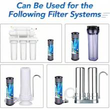 ICEPURE 1 Micron 2.5" X 10" Whole House CTO Carbon Sediment Water Filter Cartridge Compatible With  WFPFC8002, WFPFC9001, SCWH-5, WHCF-WHWC, WHCF-WHWC, FXWTC, CBC-10, RO Unit, Pack Of 4 - 4 個(1 包) - 查看 7