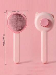 1PC Cat Lover And Cat Mom Love Brush Remove Hair Cat/Dog Lover Gift And Dog/Cat Mom Love Pet Hair Removal Comb For Cat Lover And Cat Mom Loves Non-Slip Grooming Brush Stainless Steel Dog Lover And Dog Mom Love Combs Brushes Cat Lover And Cat Mom Love Accessories
