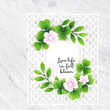 [Spring/Summer Edition] Spring Flower Clover Cutting Dies Luck Leaf Embossing Metal Dies Cut For DIY Scrapbooking Album Decorative Paper Crafting Card Making