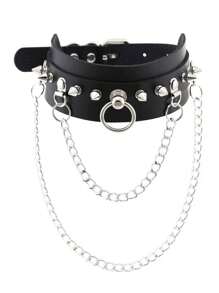 1 chiếc vòng cổ choker đính đinh tán phong cách Punk Goth, chủ đề gợi cảm nóng bỏng dành cho phụ nữ, thích hợp để đeo hàng ngày, tiệc tùng, lễ hội, sinh nhật, lễ kỷ niệm ngày lễ tình nhân, quà tặng sáng tạo - Nhiều màu - Xem 24