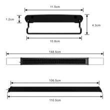110-140cm Fish Tank LED Aquarium Light RGB With Timer Full Spectrum,AUTO Turn ON/OFF Everyday - UK Plug(220-240V) - View 3