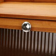 40*28*50cm/15.7*11*19.7in Tabletop Cabinet With Door Mini Kitchen Cabinet 2 Tiers Cupboard Storage Cabinet Small Sideboard Cabinet For Kitchen, Study, Bathroom, Bedroom, Living Room